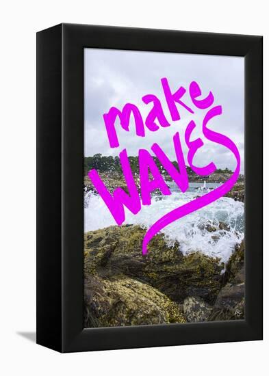 Make waves-Kimberly Glover-Framed Premier Image Canvas