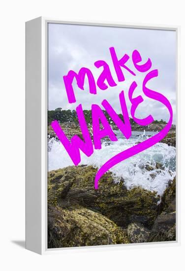 Make waves-Kimberly Glover-Framed Premier Image Canvas