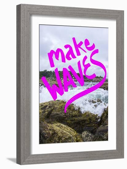 Make waves-Kimberly Glover-Framed Giclee Print