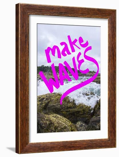 Make waves-Kimberly Glover-Framed Giclee Print