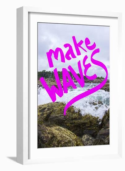 Make waves-Kimberly Glover-Framed Giclee Print