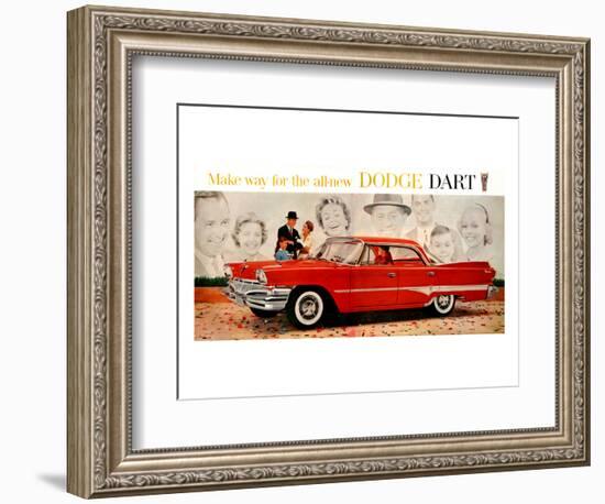 Make Way - All-New Dodge Dart-null-Framed Art Print