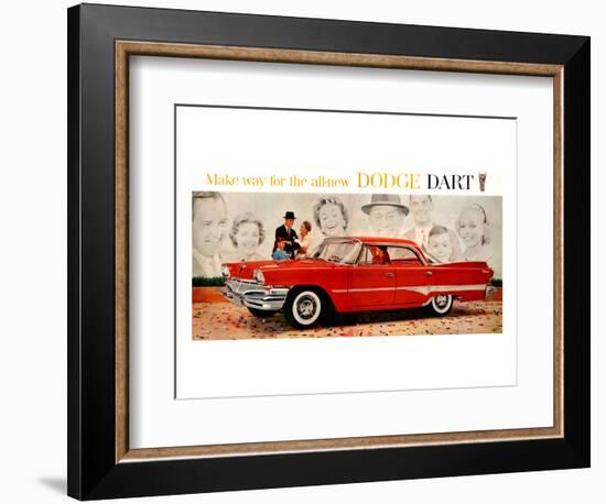 Make Way - All-New Dodge Dart-null-Framed Art Print