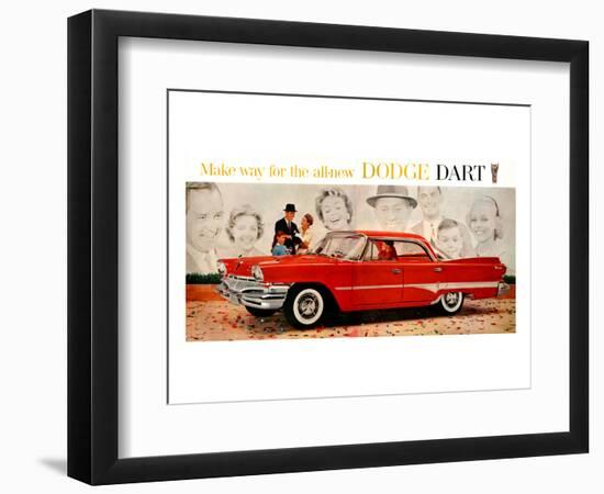 Make Way - All-New Dodge Dart-null-Framed Art Print