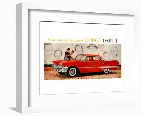 Make Way - All-New Dodge Dart-null-Framed Art Print