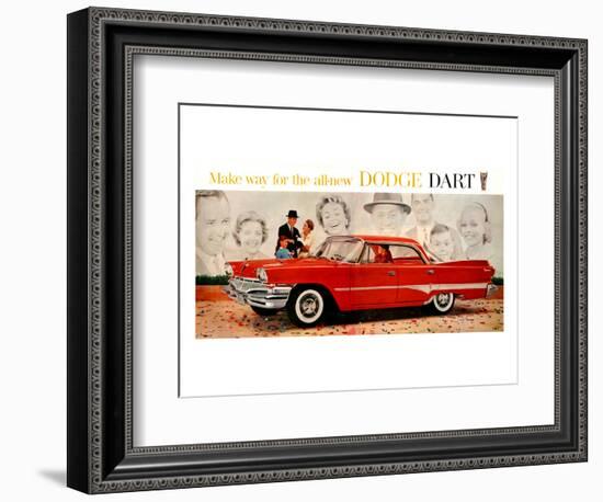 Make Way - All-New Dodge Dart-null-Framed Art Print