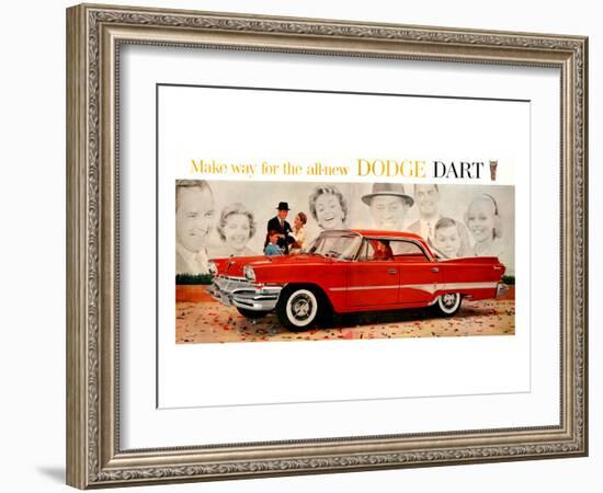 Make Way - All-New Dodge Dart-null-Framed Art Print