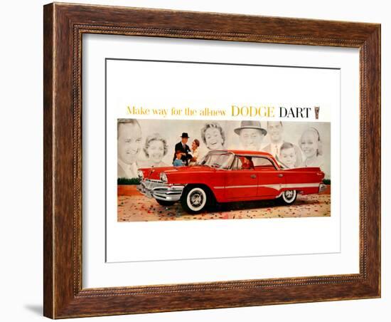 Make Way - All-New Dodge Dart-null-Framed Art Print