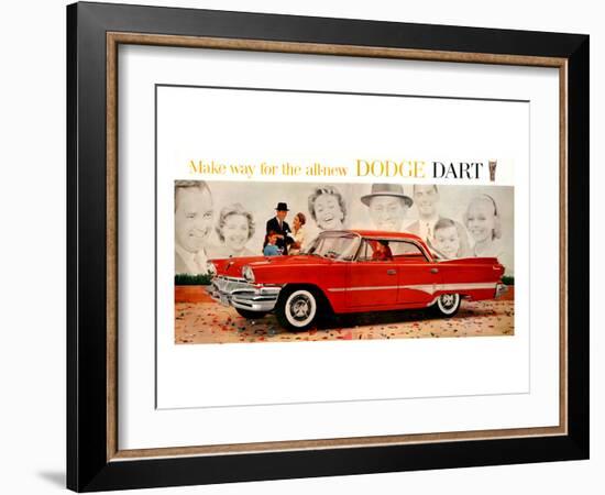 Make Way - All-New Dodge Dart-null-Framed Art Print