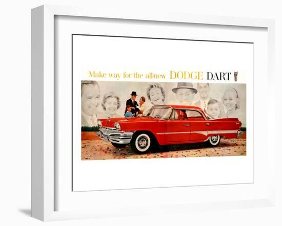 Make Way - All-New Dodge Dart-null-Framed Art Print