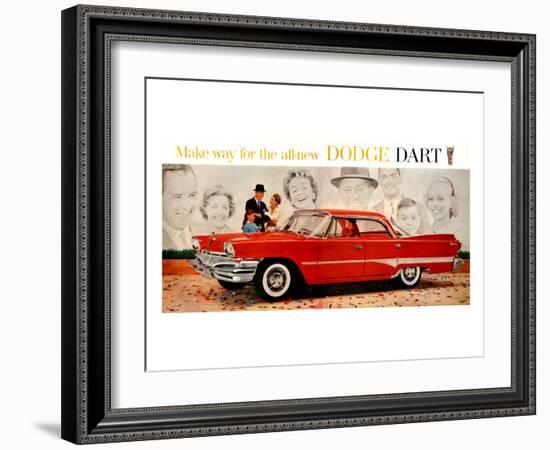 Make Way - All-New Dodge Dart-null-Framed Art Print