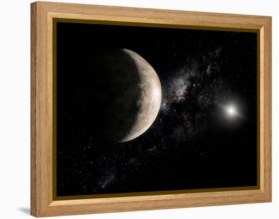 Makemake, a Plutoid Located in a Region Beyond Neptune-Stocktrek Images-Framed Premier Image Canvas