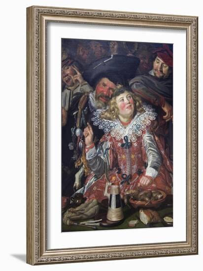 Makers of Shrovetide-Frans Hals-Framed Art Print