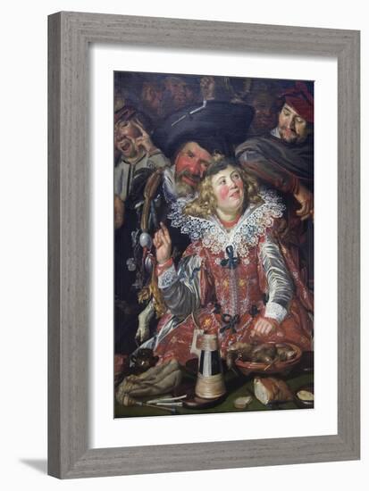 Makers of Shrovetide-Frans Hals-Framed Art Print