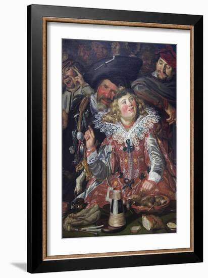 Makers of Shrovetide-Frans Hals-Framed Art Print