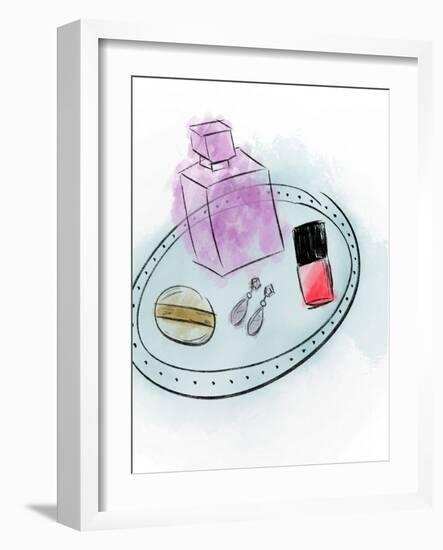 Makeup Tray-Anna Quach-Framed Art Print