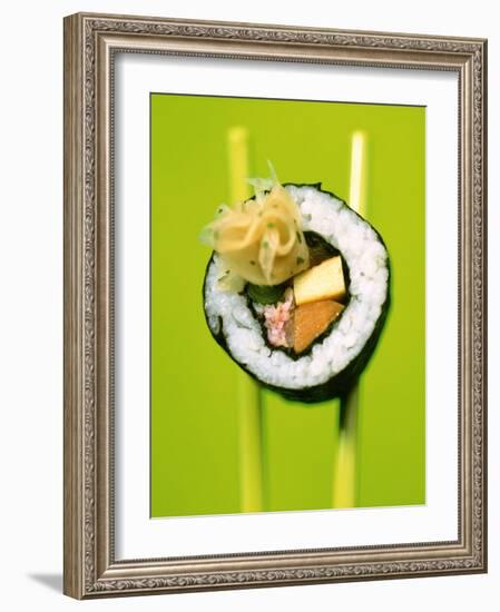 Maki-Sushi with Crabmeat, Scrambled Egg and Tuna-Hartmut Kiefer-Framed Photographic Print