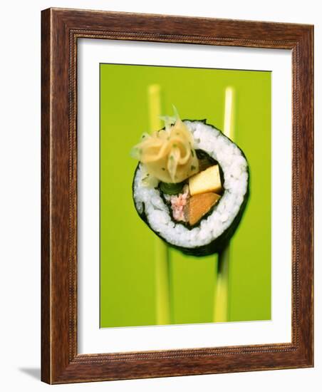 Maki-Sushi with Crabmeat, Scrambled Egg and Tuna-Hartmut Kiefer-Framed Photographic Print