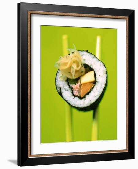 Maki-Sushi with Crabmeat, Scrambled Egg and Tuna-Hartmut Kiefer-Framed Photographic Print