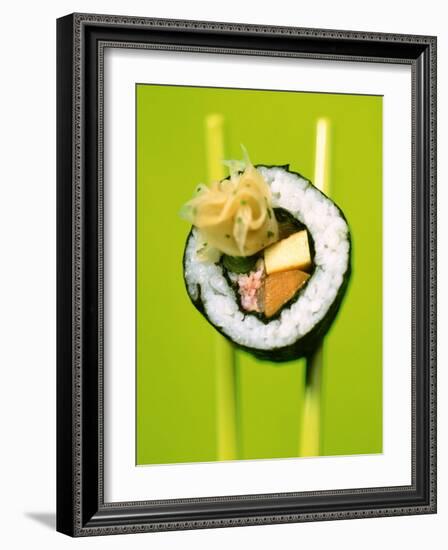 Maki-Sushi with Crabmeat, Scrambled Egg and Tuna-Hartmut Kiefer-Framed Photographic Print