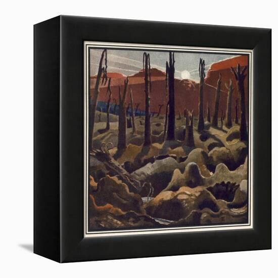 Making a New World, British Artists at the Front, Continuation of the Western Front, c.1918-Paul Nash-Framed Premier Image Canvas
