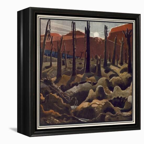 Making a New World, British Artists at the Front, Continuation of the Western Front, c.1918-Paul Nash-Framed Premier Image Canvas