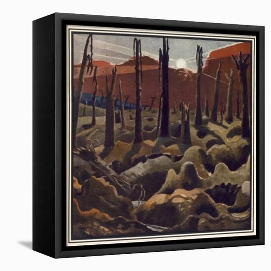 Making a New World, British Artists at the Front, Continuation of the Western Front, c.1918-Paul Nash-Framed Premier Image Canvas