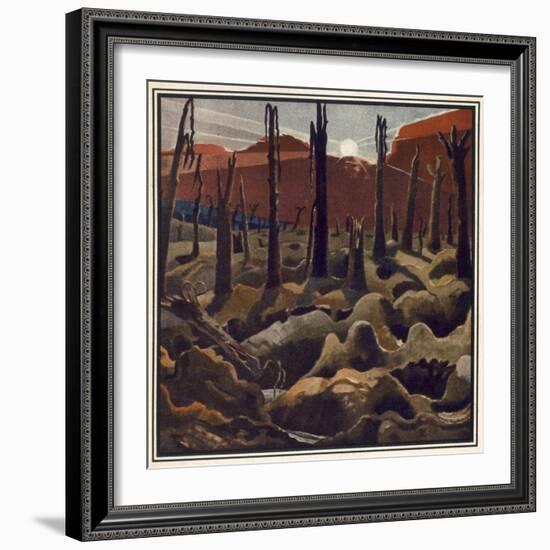 Making a New World, British Artists at the Front, Continuation of the Western Front, c.1918-Paul Nash-Framed Giclee Print