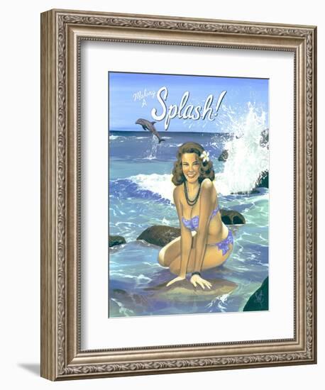 Making a Splash-Scott Westmoreland-Framed Premium Giclee Print