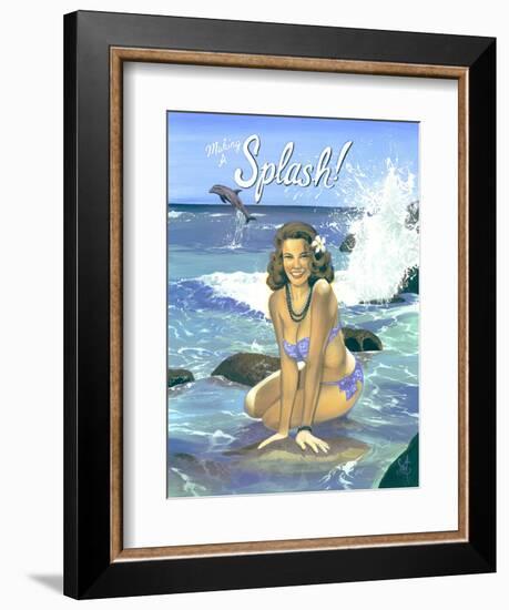Making a Splash-Scott Westmoreland-Framed Premium Giclee Print