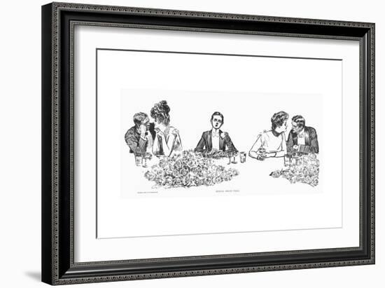 Making Bread Pills-Charles Dana Gibson-Framed Giclee Print