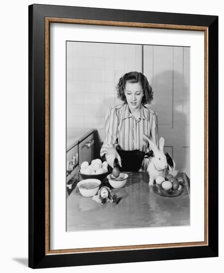 Making Colorful Eggs for Easter-null-Framed Photo