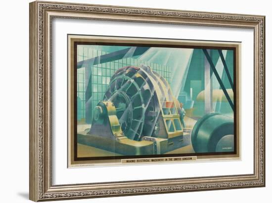 Making Electrical Machinery in the United Kingdom-Austin Cooper-Framed Giclee Print