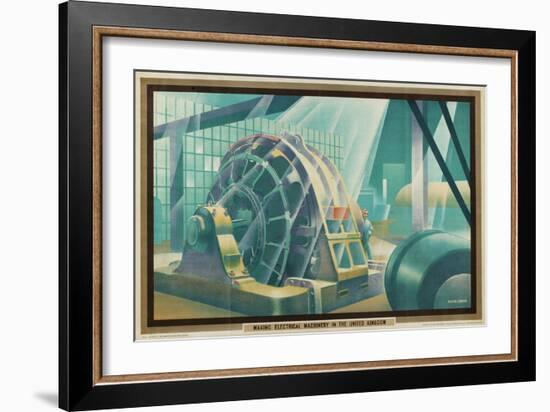 Making Electrical Machinery in the United Kingdom-Austin Cooper-Framed Giclee Print