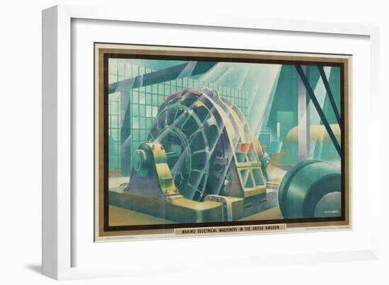 Making Electrical Machinery in the United Kingdom-Austin Cooper-Framed Giclee Print