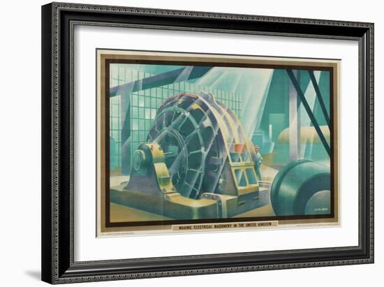 Making Electrical Machinery in the United Kingdom-Austin Cooper-Framed Giclee Print