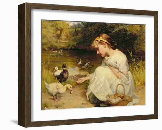 Making Friends, 1885-Frederick Morgan-Framed Giclee Print