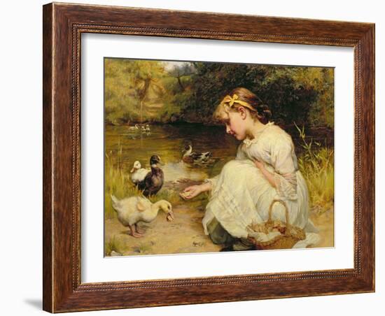 Making Friends, 1885-Frederick Morgan-Framed Giclee Print