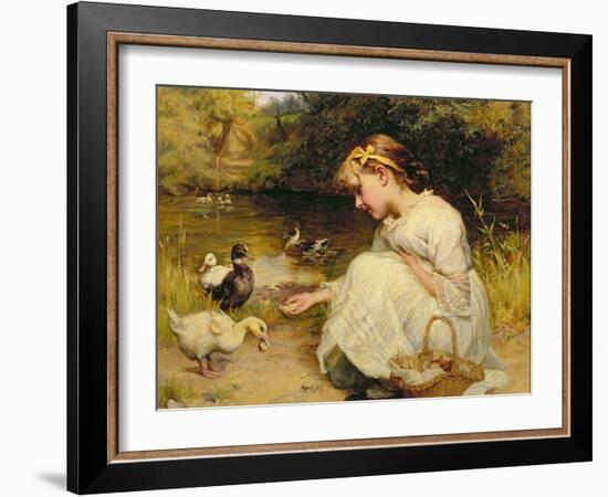 Making Friends, 1885-Frederick Morgan-Framed Giclee Print