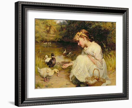 Making Friends, 1885-Frederick Morgan-Framed Giclee Print