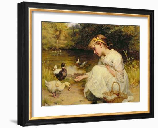 Making Friends, 1885-Frederick Morgan-Framed Giclee Print