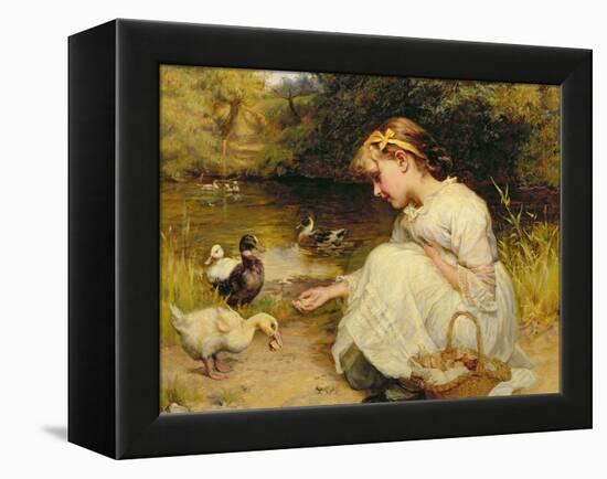 Making Friends, 1885-Frederick Morgan-Framed Premier Image Canvas