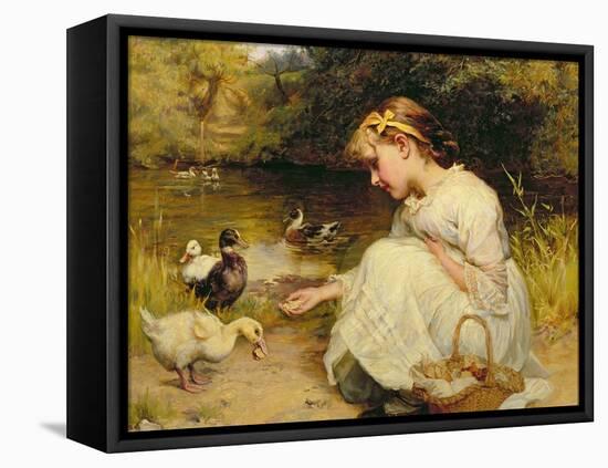 Making Friends, 1885-Frederick Morgan-Framed Premier Image Canvas