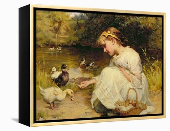 Making Friends, 1885-Frederick Morgan-Framed Premier Image Canvas