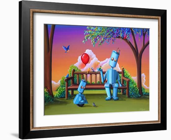 Making Friends-Cindy Thornton-Framed Art Print