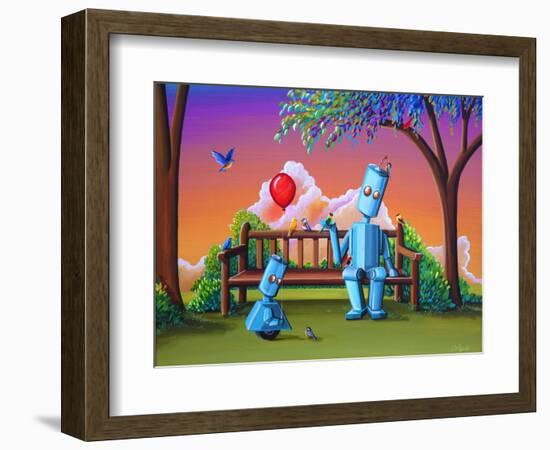 Making Friends-Cindy Thornton-Framed Art Print