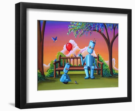 Making Friends-Cindy Thornton-Framed Art Print