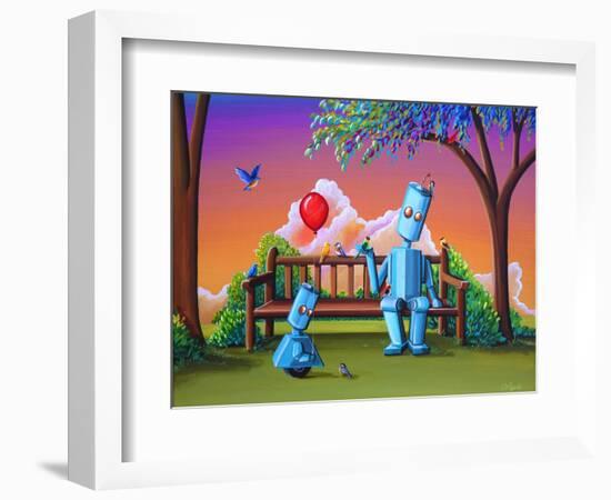 Making Friends-Cindy Thornton-Framed Art Print