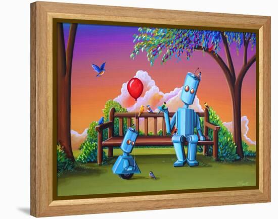 Making Friends-Cindy Thornton-Framed Stretched Canvas