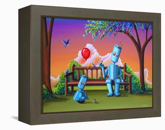 Making Friends-Cindy Thornton-Framed Stretched Canvas